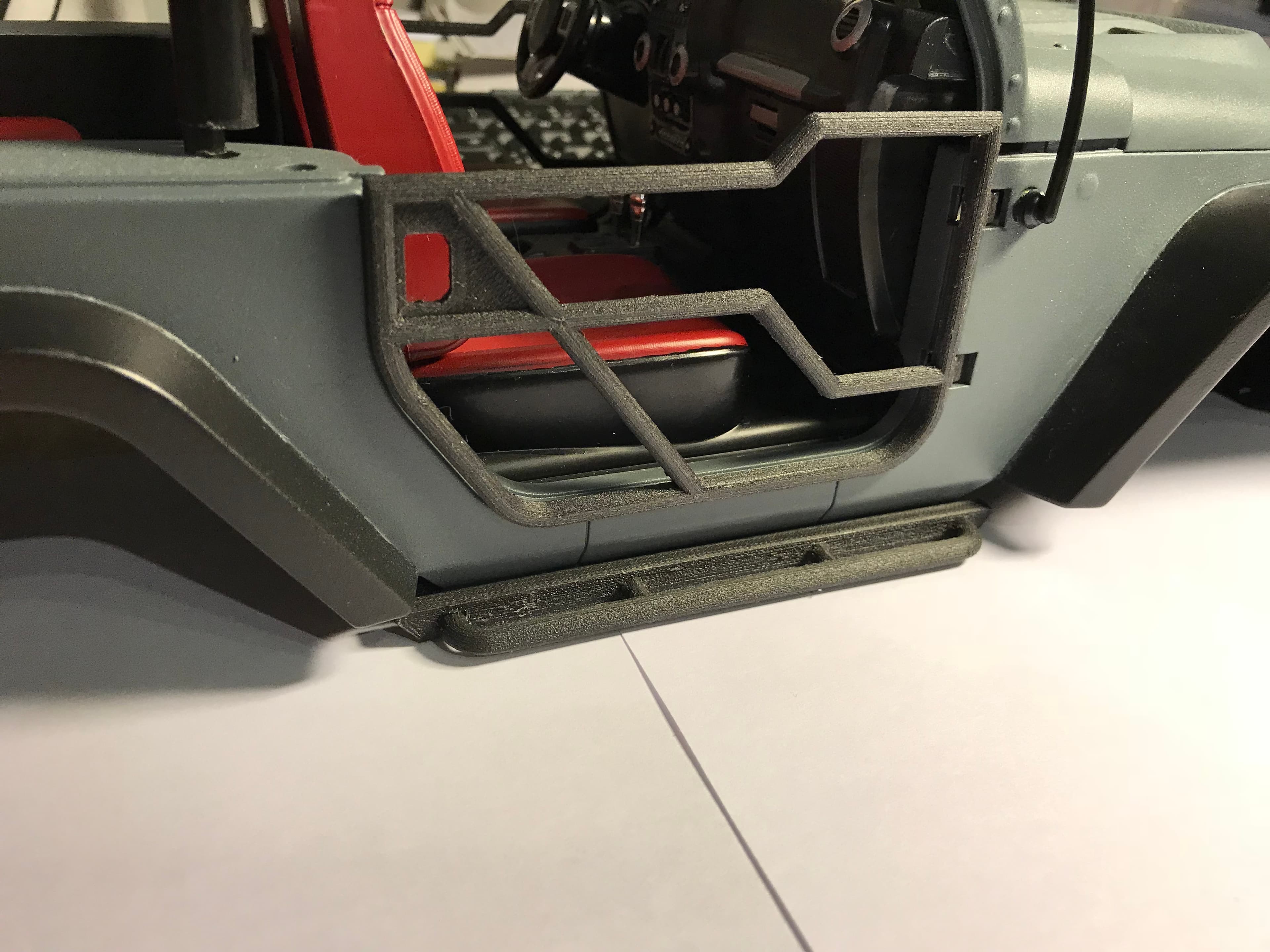 RC Jeep JK Siderail Rock Sliders