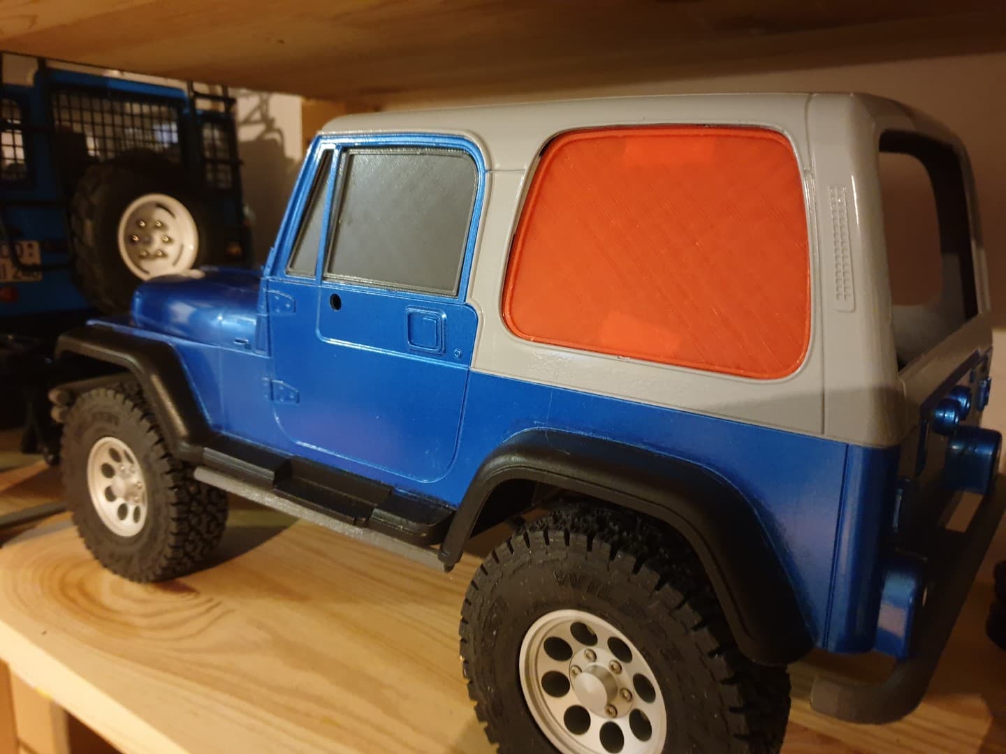 Tamiya Jeep YJ Window Cutting Template