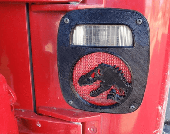 Jurassic Park Tail Light Covers