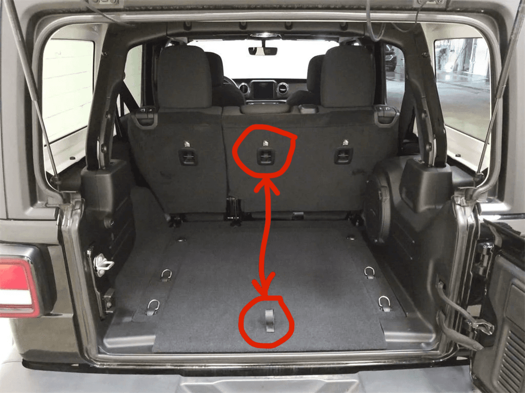 Jeep JL Cargo Hatch Holder