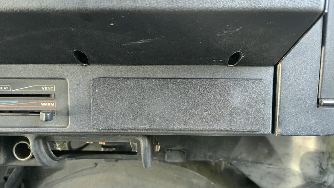 Radio Delete Panel for YJ