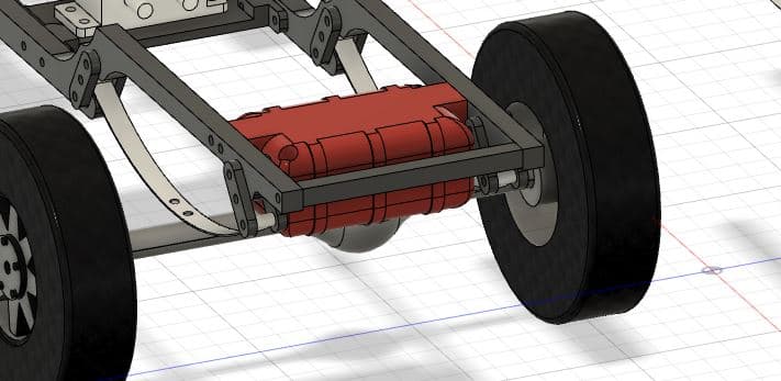 CJ-5 Fuel Tank RC Jeep Chassis Box