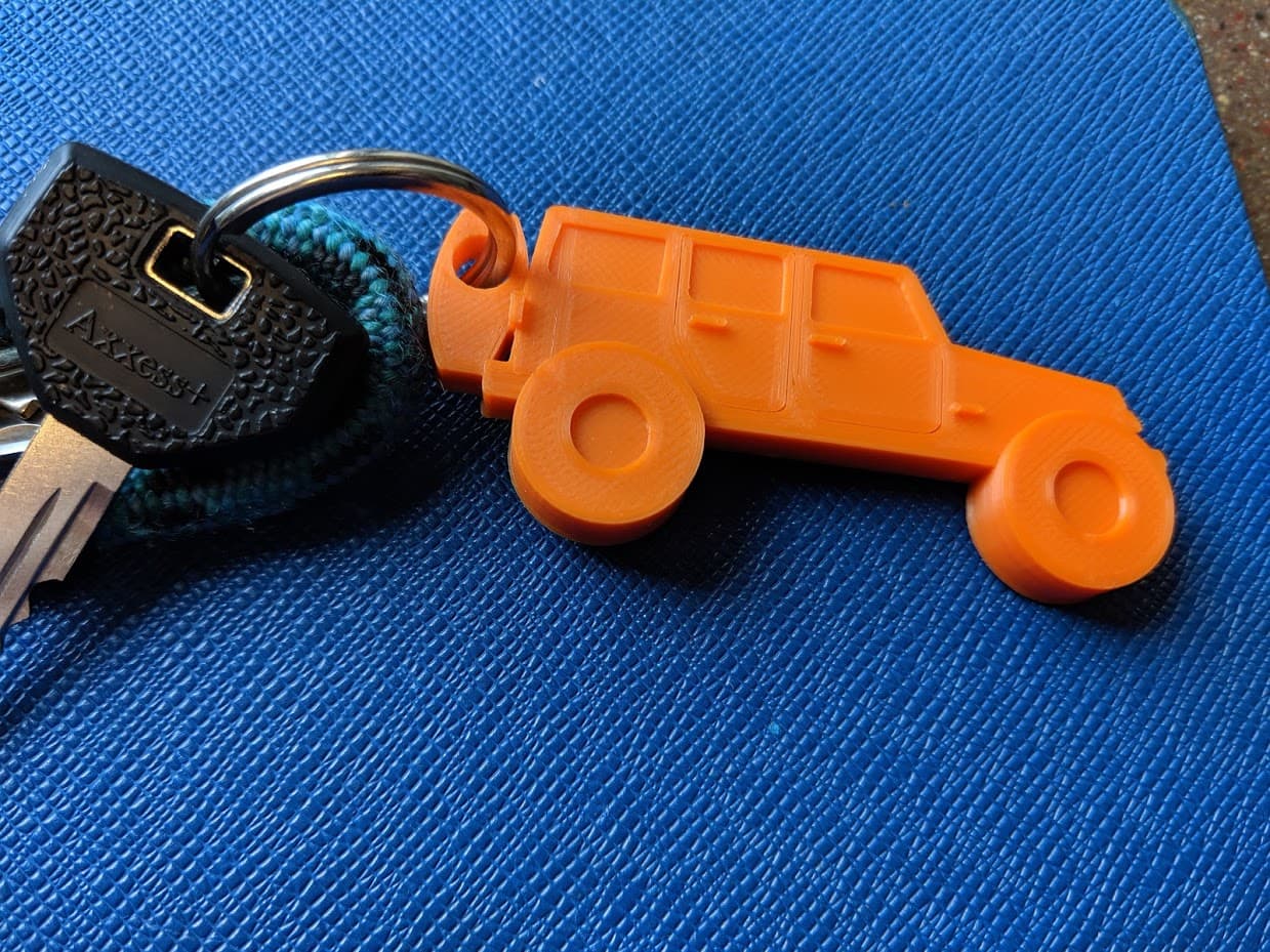 Jeep Wrangler Keychain