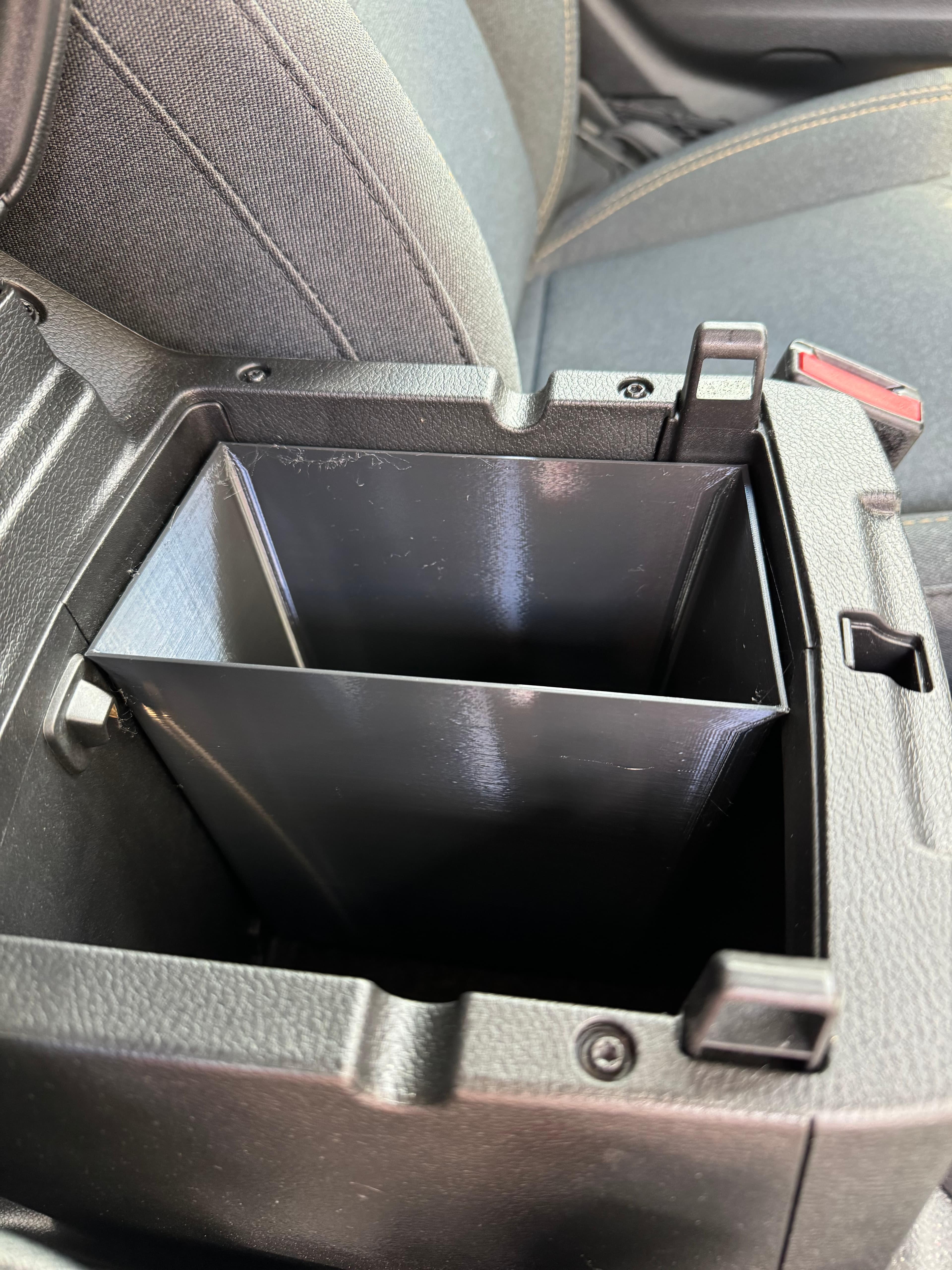 Armrest Console Trash Can