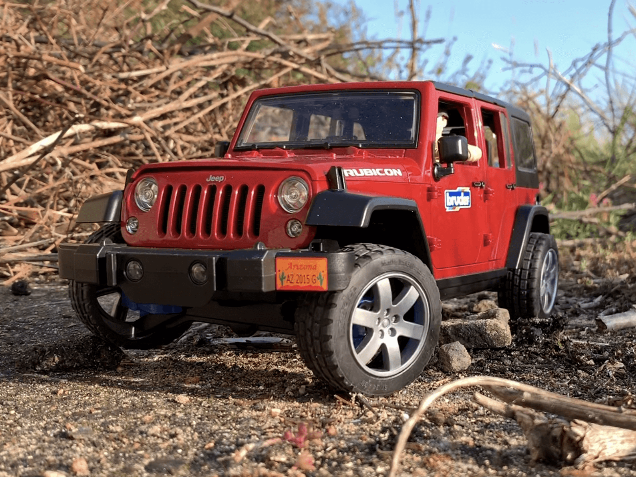 RC Conversion for Bruder Jeep
