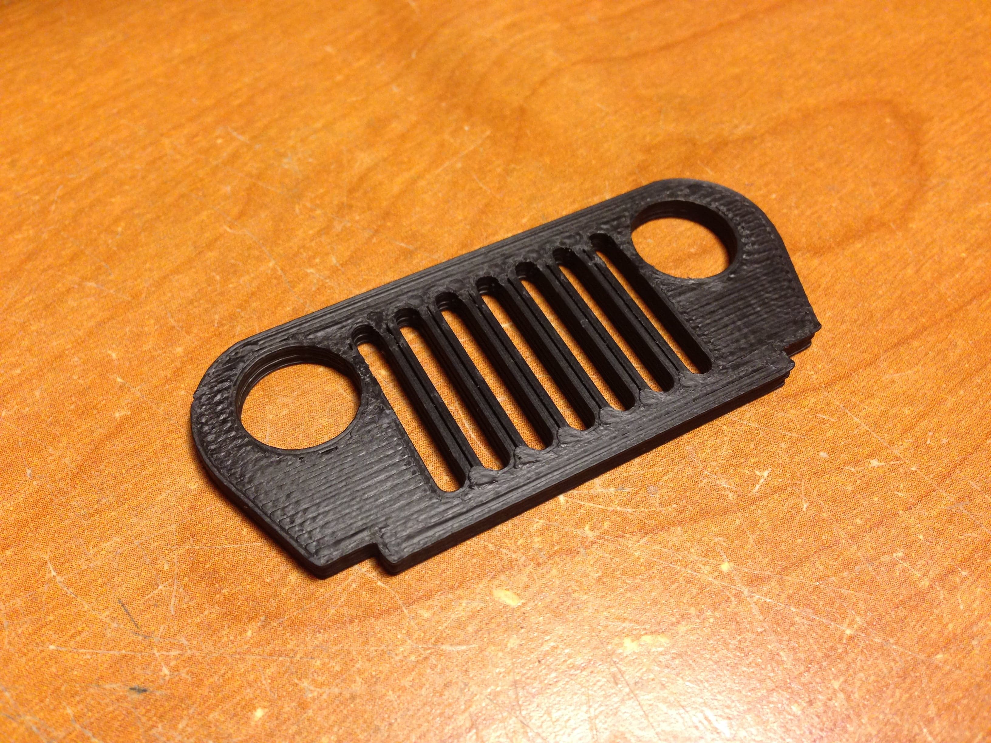 Jeep TJ Grill Keychain