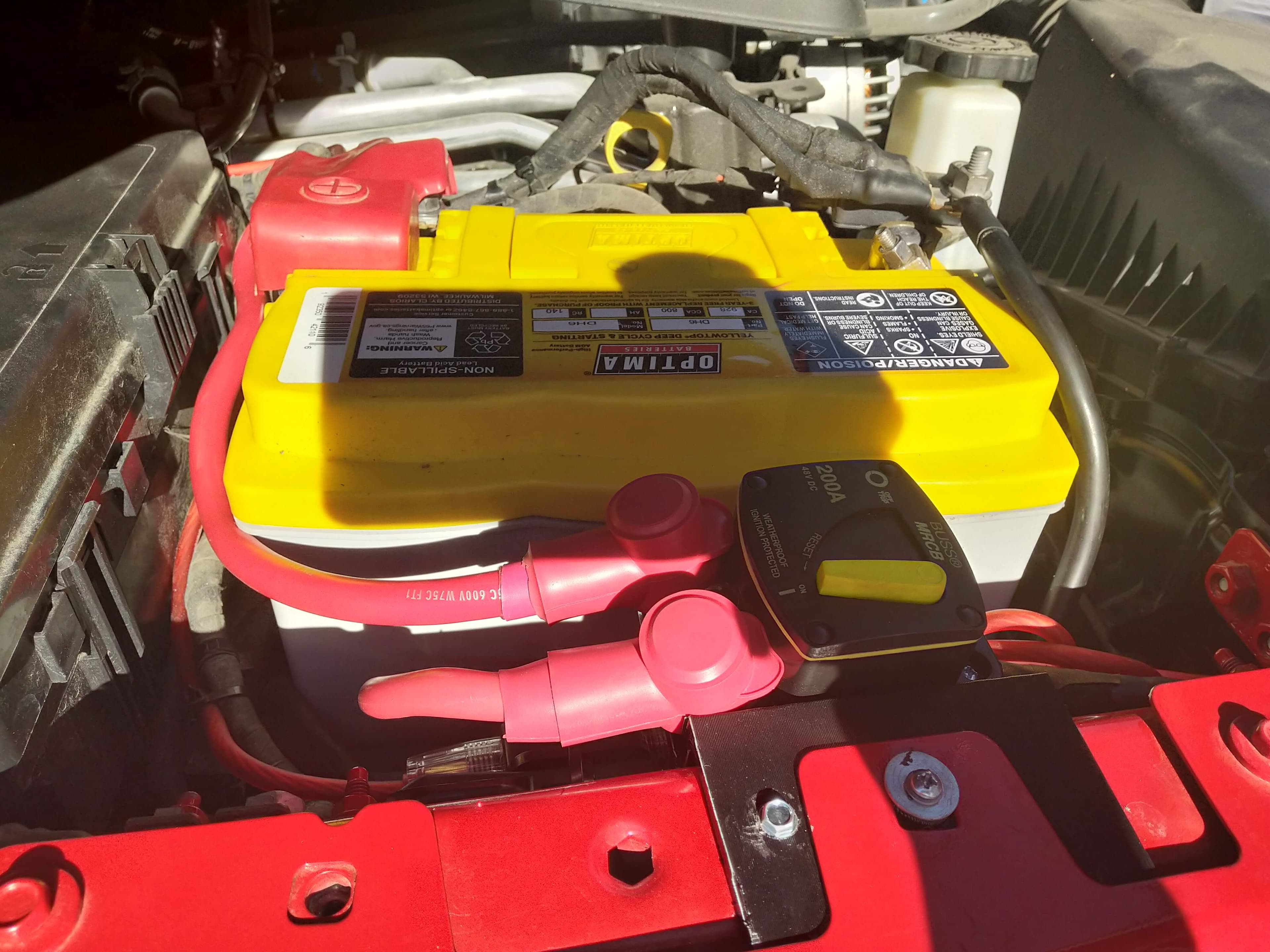 Winch Circuit Breaker Mount - Warn VR Evo