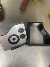 Up And Used Magnets To Hold It Place