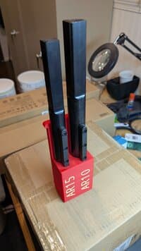 Storage Bin For My Reaction Rods To Keep Them From Rolling A