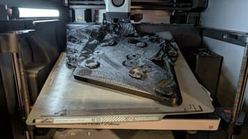 It Flat And It Warped Big Time Causing The Print Head To Gra