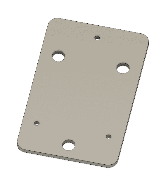 Spare Tire Carrier Drill Template