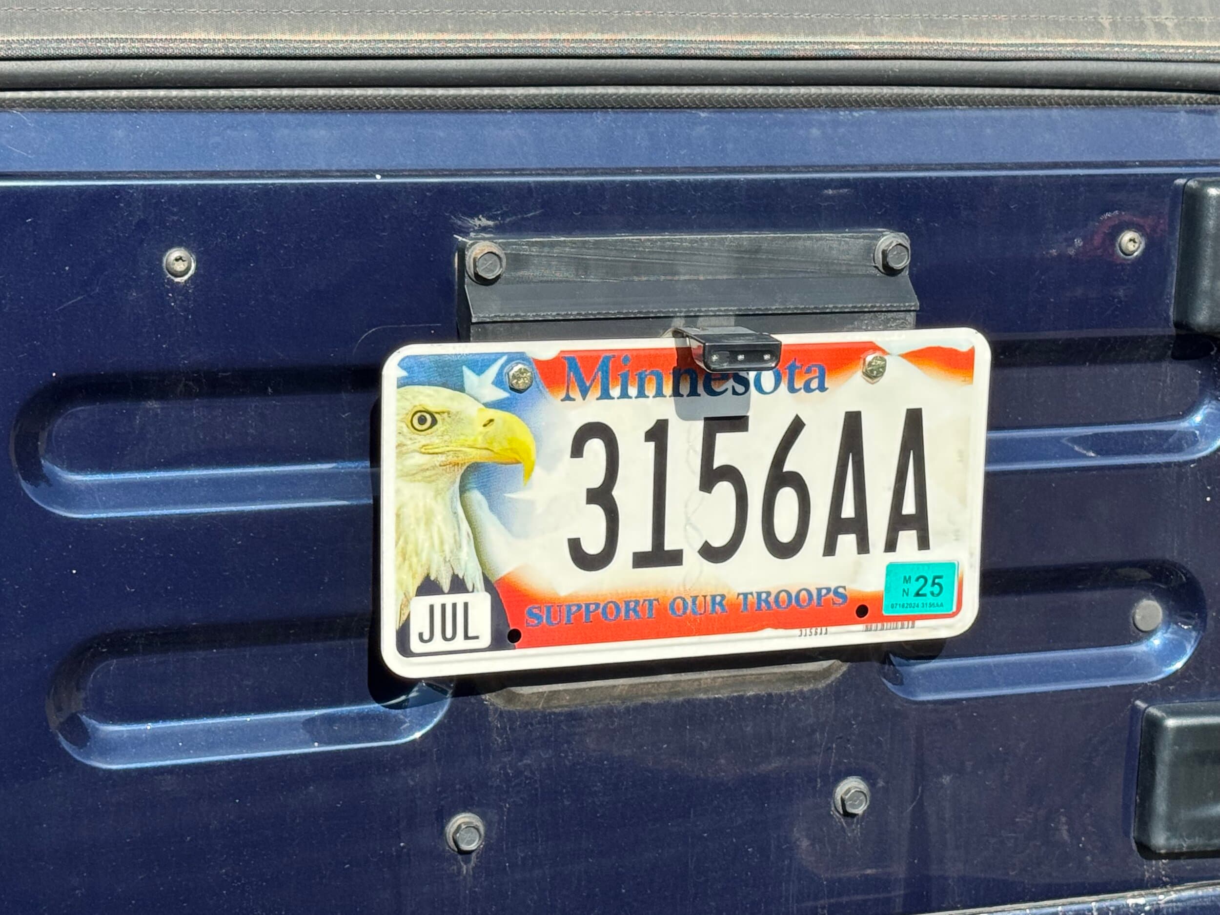 Exterior Light Mount Bracket (PLA/ASA)