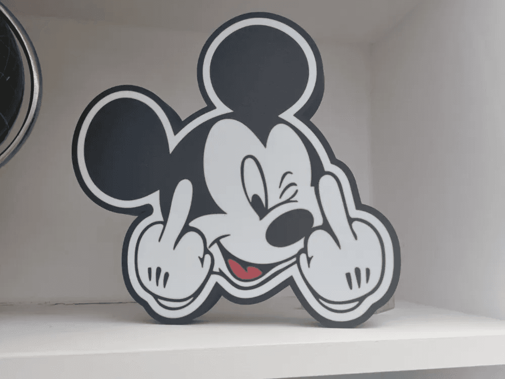F K You Too Mickey Mouse