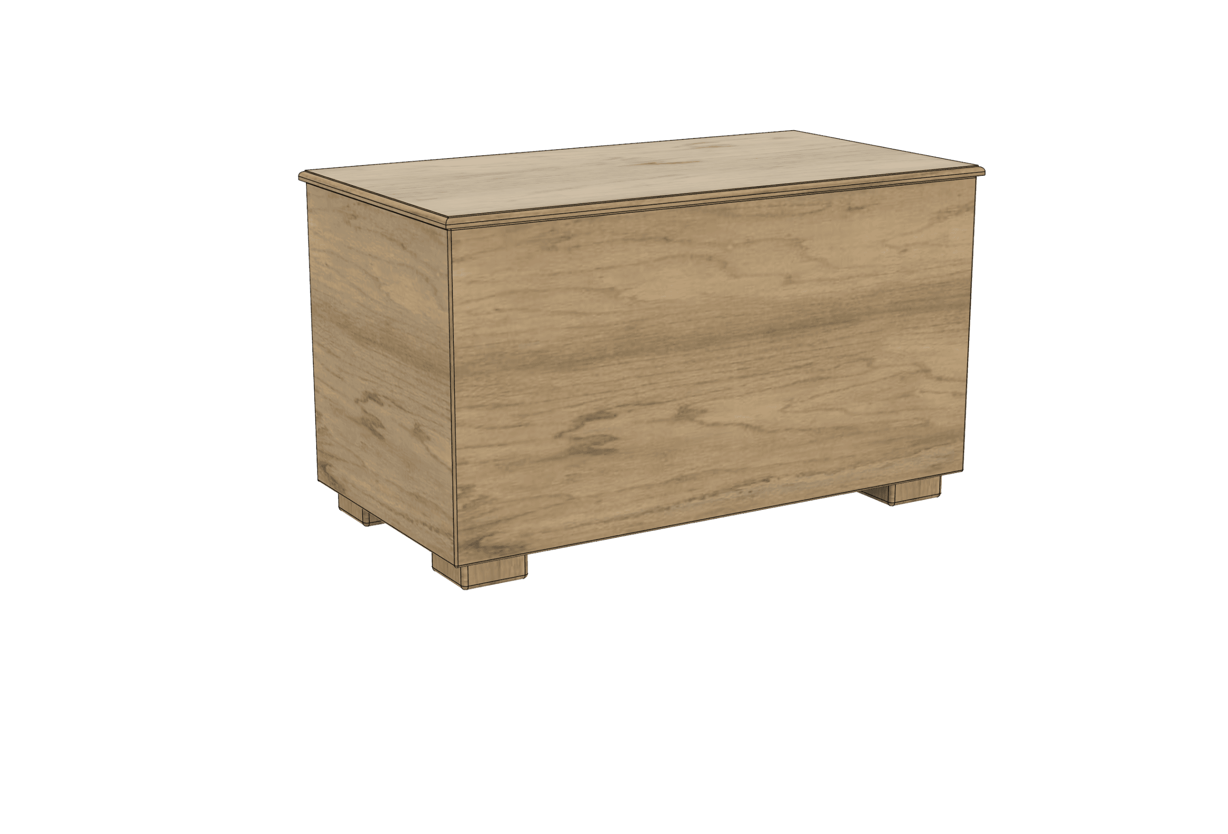 Miniature Toy Box Scale Model