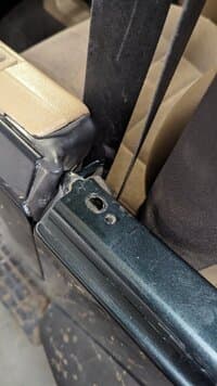 Jeep Tj With Bestop Trektop Door Frame Pin Gasket