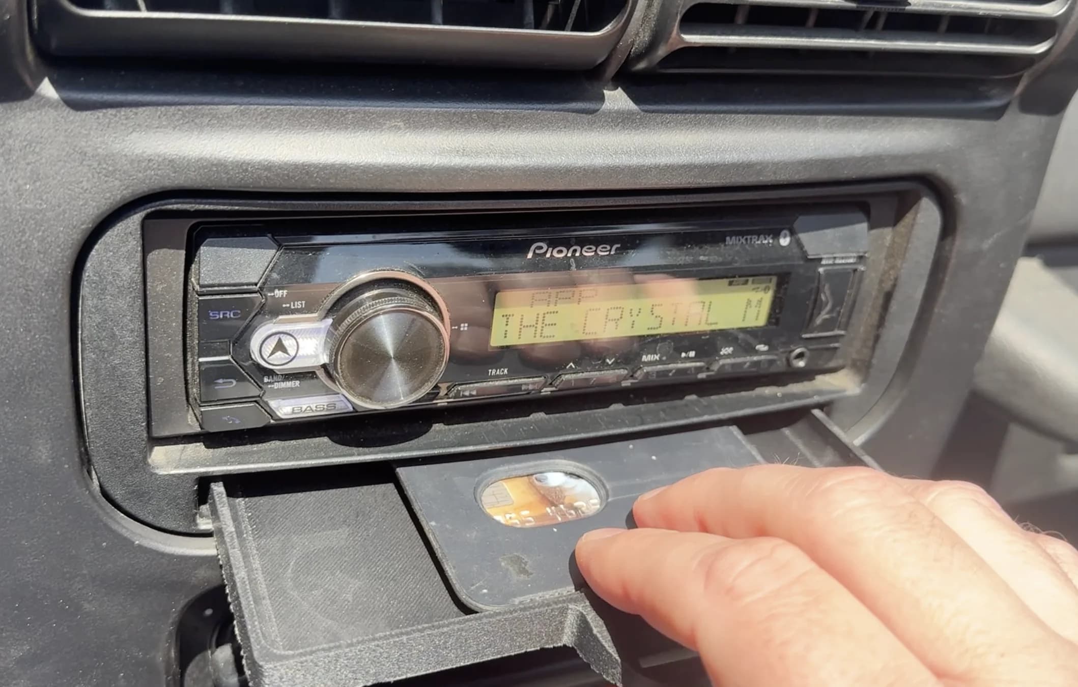 Simple Tray That Slides Into The Mostly Useless Slot Under M