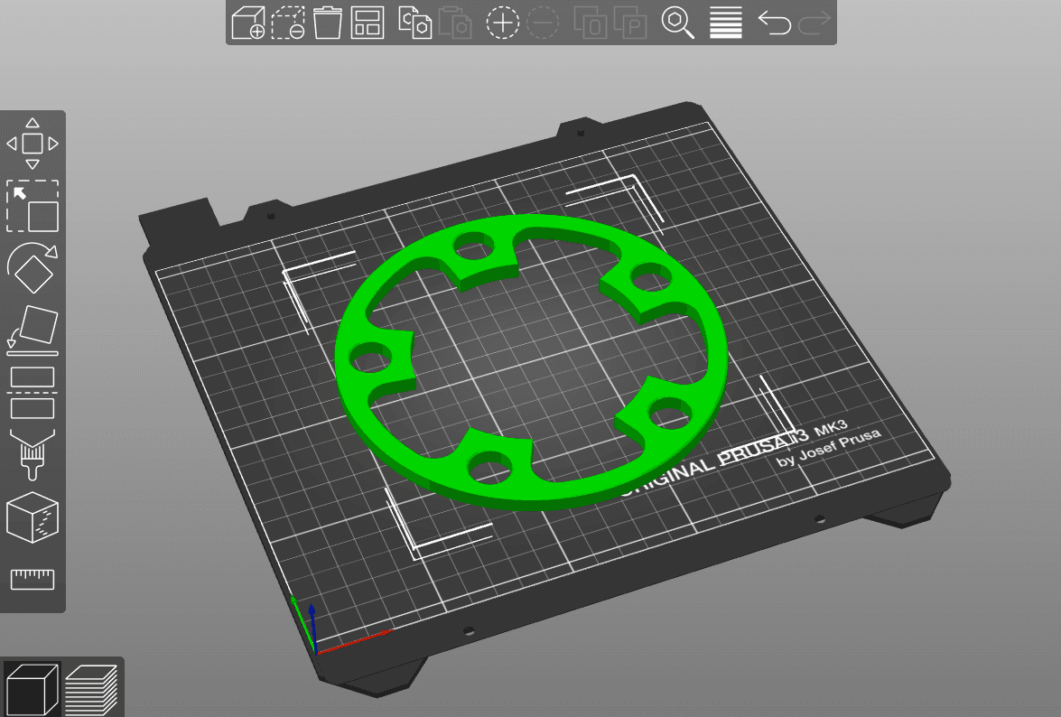 Spare Tire Mounting Spacer