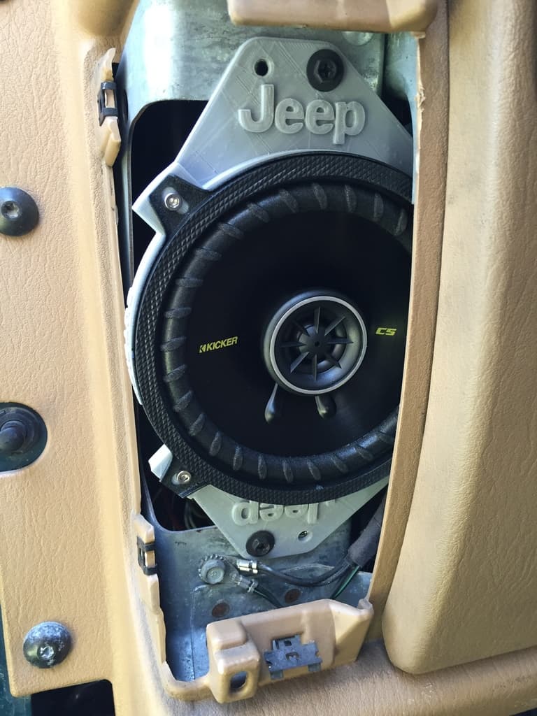 TJ Front Speaker Adapter 4x6 to 5.25