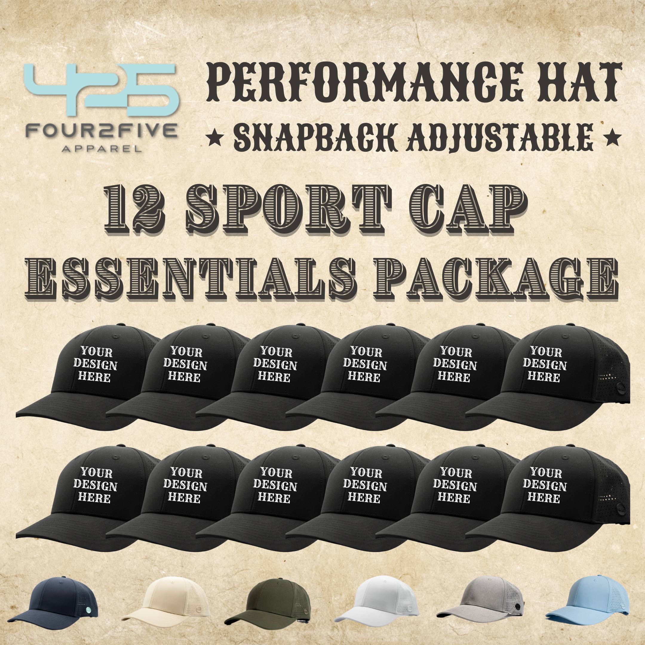 425 Apparel 12 Performance Hat Essentials Package