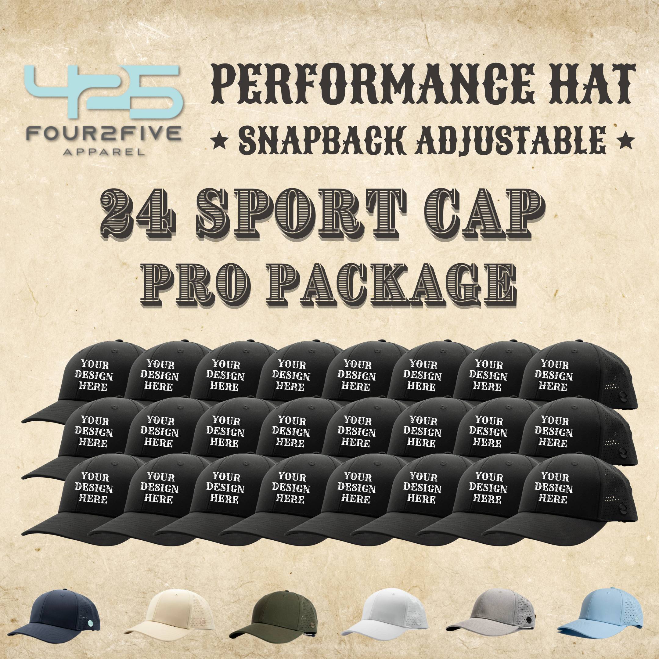 425 Apparel 24 Performance Hat Pro Package